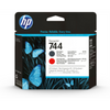 HP 744 Mat Blk and Chrmtc Red Printhead HP Canada