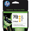 HP 712 Yellow Ink Cartridge 3-Pack HP Canada
