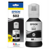 Epson T502 Ink Bottle, Pigment Black, w/Sensor Epson