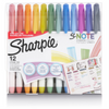 Sharpie S-Note Creative Markers, Highlighters, Assorted Colours, Chisel Tip, 12 Count Sharpie