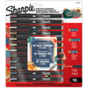Sharpie Creative Markers, Warm Tones, Water-Based Acrylic Markers, Fine Tip, Assorted Colours, 12 Count Sharpie