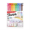 Sharpie S-Note Duo Dual-Ended Creative Markers, Part Highlighter, Part Art Marker, Assorted Colours, Fine and Chisel Tips, Includes Stand-up Easel, 16 Count Sharpie