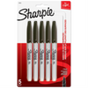 Sharpie Ofc Pk Blk 5 Card Sharpie