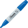 Sharpie Permanent Marker, Chisel Tip, Blue, 1 Unit Sharpie