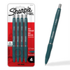 Sharpie S-Gel, Gel Pens, Medium Point (0.7mm), Teal Crush Barrel, Black Ink, 4 Count Sharpie