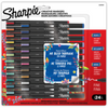 Sharpie Creative Markers Variety Pack, Water-Based Acrylic Paint Markers, Fine Tip, Assorted, 24 Count Sharpie