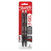 Sharpie S-Gel, Gel Pen, Medium Point (0.7 mm), Black Ink Gel Pen, 2 Count Sharpie