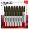 Sharpie Permanent Markers, Fine Point, Black, 24 Count Sharpie