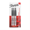 Sharpie Retractable Permanent Markers, Ultra Fine Point, Black, 3 Count Sharpie