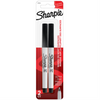 Sharpie Permanent Markers, Ultra Fine Point, Black, 2 Count Sharpie