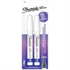 Sharpie Oil-Based Paint Markers, Medium Point, White, 2 Count Sharpie