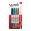 Sharpie Twin Tip Permanent Markers, Fine and Ultra Fine, Assorted Colours, 4 Count Sharpie