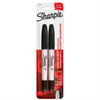 Sharpie Twin Tip Permanent Markers, Fine and Ultra Fine, Black, 2 Count Sharpie