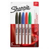 Sharpie Permanent Markers - Fine Tip - Assorted Colours - 5 Pack Sharpie