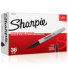 Sharpie Permanent Markers, Fine Point, Black, 36 Count Sharpie