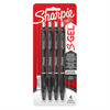 Sharpie S-Gel, Gel Pens, Fine Point (0.5 mm), Black Ink Gel Pen, 4 Count Sharpie