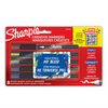 Sharpie Creative Markers, Water-Based Acrylic Markers, Brush Tip, Assorted Colours, 5 Count Sharpie