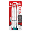 Sharpie S-Gel Pens, Fashion Barrel Gel Pens, Pearl White Body, Medium (0.7mm) Point, Updated Classic Colour Assortment, 4 Count Sharpie
