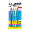 Sharpie Pocket Highlighters, Narrow Chisel Tip, Assorted Colours, 4 Count Sharpie