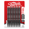 Sharpie S-Gel, Gel Pens, Medium Point (0.7 mm), Black Gel Ink Pens, 8 Count Sharpie