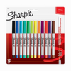 Sharpie Permanent Markers, Ultra Fine Point, Assorted Colours, 12 Count Sharpie