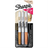 Sharpie Metallic Permanent Markers, Fine Point, Assorted Colours, 3 Count Sharpie