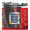 Sharpie Creative Markers, Warm Tones, Water-Based Acrylic Markers, Fine Tip, Assorted Colours, 12 Count Sharpie