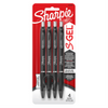 Sharpie S-Gel, Gel Pens, Medium Point (0.7 mm), Black Gel Ink Pens, 4 Count Sharpie