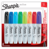 Sharpie Permanent Markers, Chisel Tip, Assorted Colours, 8 Count Sharpie
