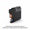 AI rendering of a compatible high-yield black ink cartridge for Brother LC103 printers.