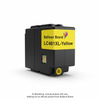 Compatible Balloon Brand LC401XL yellow high-yield ink cartridge on a white background.