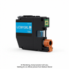 Balloon Brand compatible LC3013XL cyan high-yield ink cartridge for Brother printers.