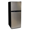 REF-283SS 12/24V 2-Door Refrigerator/Freezer 10 ft³ Stainless Steel/Black TCED