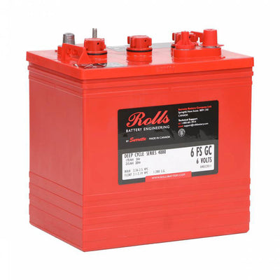 6 FS GC Rolls Deep Cycle Battery Gr GC2 6V 215Ah