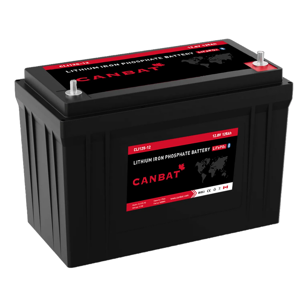 Canbat 12V 125Ah Dual Purpose Lithium Battery (LiFePO4) w/ bluetooth monitoring Lakehead Inkjet & Toner