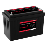 Canbat 12V 125Ah Dual Purpose Lithium Battery (LiFePO4) w/ bluetooth monitoring Lakehead Inkjet & Toner