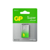 GP1604AA21-5GSBC1 9V Alkaline Battery GP Super (Pkg of 1) TCED