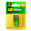 GP24AUETA21-2GSBC2 AAA Alkaline Battery GP Ultra (Pkg of 2) TCED