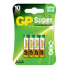 GP24A-2UE4 AAA Alkaline Battery GP Super (Pkg of 4) TCED