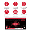 Canbat 12V 125Ah Dual Purpose Lithium Battery (LiFePO4) w/ bluetooth monitoring Canbat