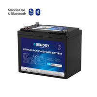 Renogy Core - 12V 100Ah Trolling Motor Group 24 LiFePO4 Battery w/ Bluetooth Renogy