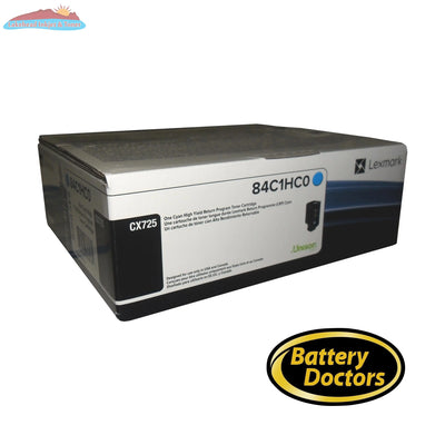 84C1HC0 LEXMARK CX725 CYAN HIGH YIELD RETURN PROGRAM TONER Lexmark