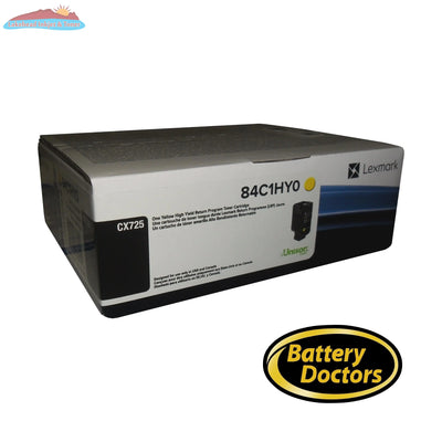 84C1HY0 LEXMARK CX725 YELLOW HIGH YIELD RETURN PROGRAM TONER Lexmark