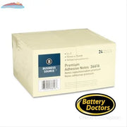 ADHESIVE NOTES, 3" X 3", YELLOW, REPOSITIONABLE, 24/PK Office