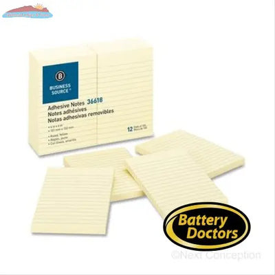 ADHESIVE NOTES, RULED, 4