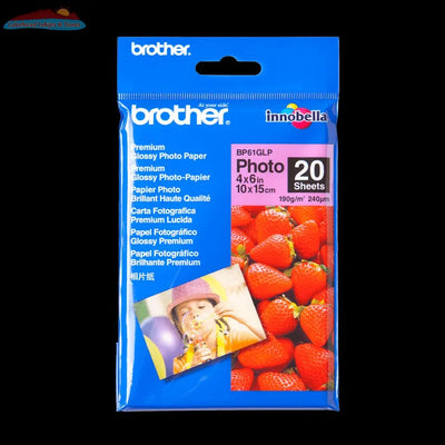BP61GLP Brother PREMIUM GLOSSY PHOTO PAPER ( 4