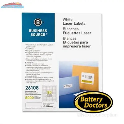 BSN26108 RETURN ADDRESS LABEL PERMANENT, 1/2