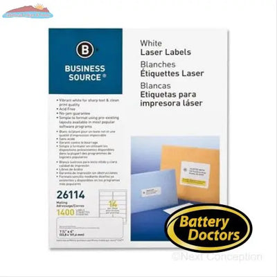 BSN26114 MAILING LABEL PERMANENT, 1 1/3