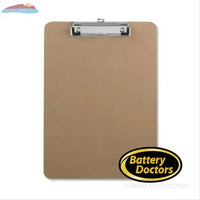 BUSINESS SOURCE CLIPBOARD, 9" X 12.50", HARDBOARD, BROWN Office