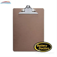 BUSINESS SOURCE CLIPBOARD, 9" X 12.50", HARDBOARD, BROWN Office